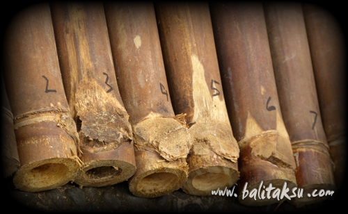 Angklung Bamboo at Bali from Sunda East Jawa