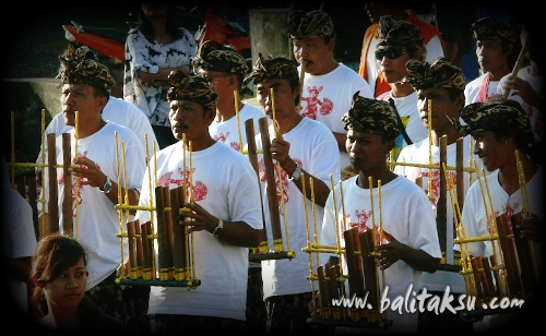 Angklung Bamboo at Bali from Sunda East Jawa