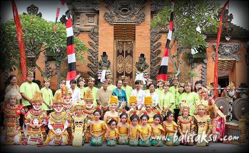 Bapang Sari rehearsal  on December at Mas Village