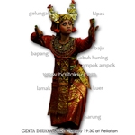 Costume Balinese Danca - pakaian tari condong チョンドン　衣装図解